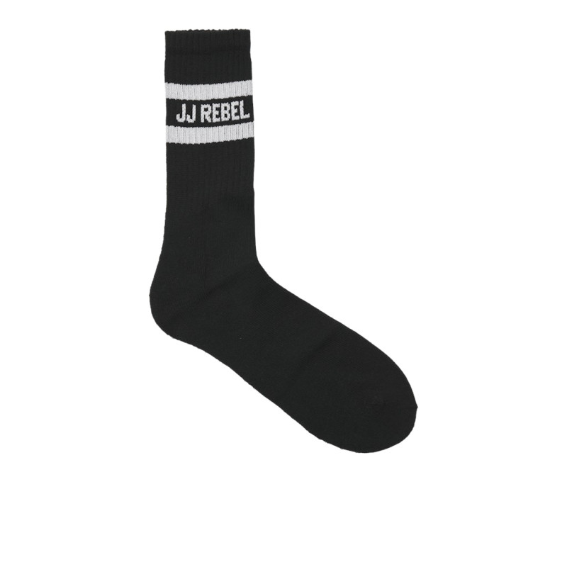 JJ REBEL Logo 5-Pak Tennis Sokker - Sort
