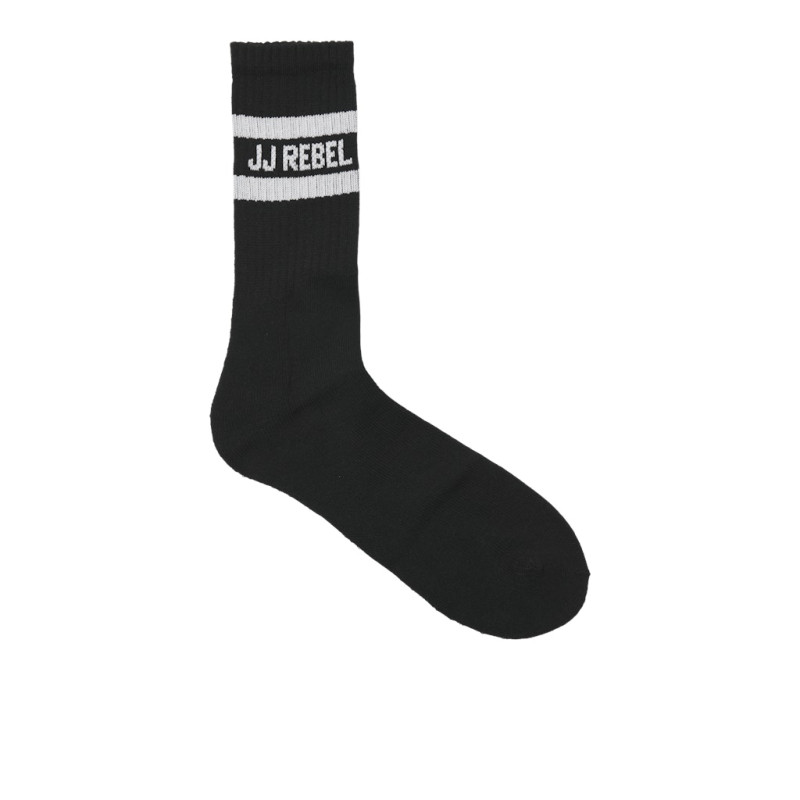 JJ REBEL Logo 5-Pak Tennis Sokker - Sort
