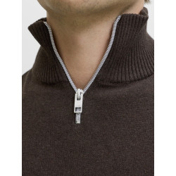 JJ REBEL Callum Strik Trøje - Chocolate Torte