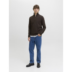 JJ REBEL Callum Strik Trøje - Chocolate Torte