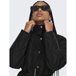 ONLY Lina Quiltet Jakke - Sort