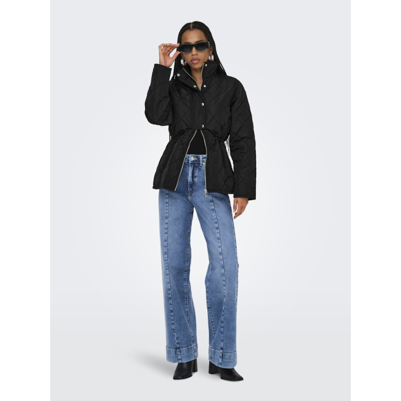 ONLY Lina Quiltet Jakke - Sort