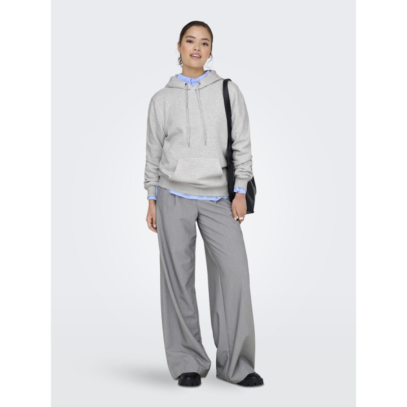 ONLY Daze L/S Hoodie - Light Grey Melange