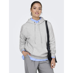 ONLY Daze L/S Hoodie - Light Grey Melange