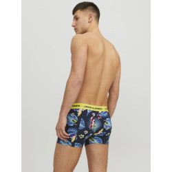 JACK & JONES Flower Bird 3-Pak Boxershorts - Surf The Web