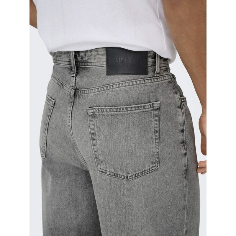 ONLY & SONS Fade Loose 2332 Jeans - Medium Grey Denim