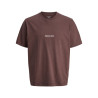 JACK & JONES Norrebro Broderet T-shirt - Deep Mahogany