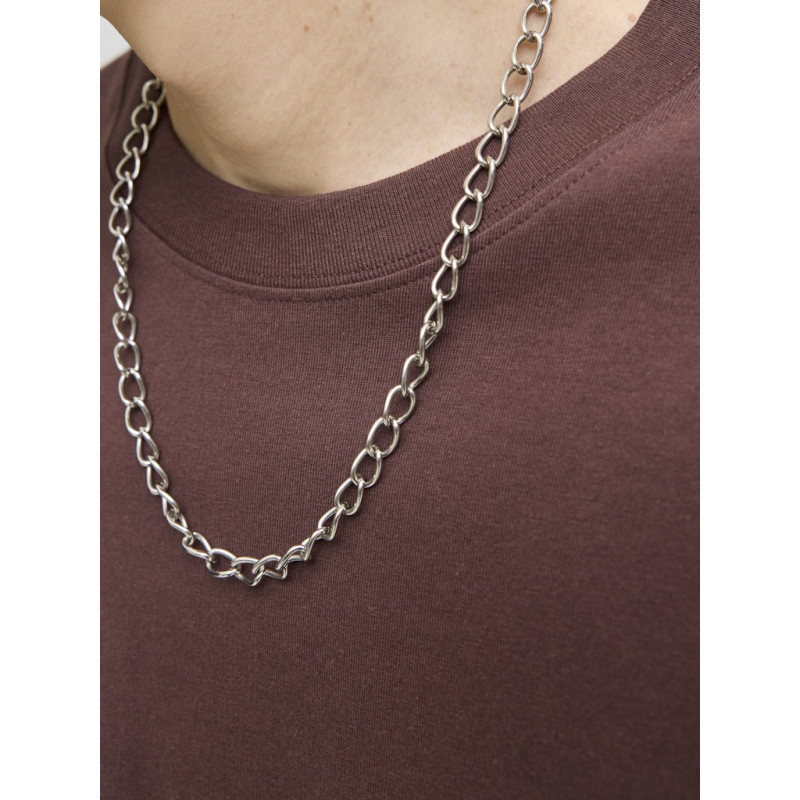 JACK & JONES Norrebro Broderet T-shirt - Deep Mahogany