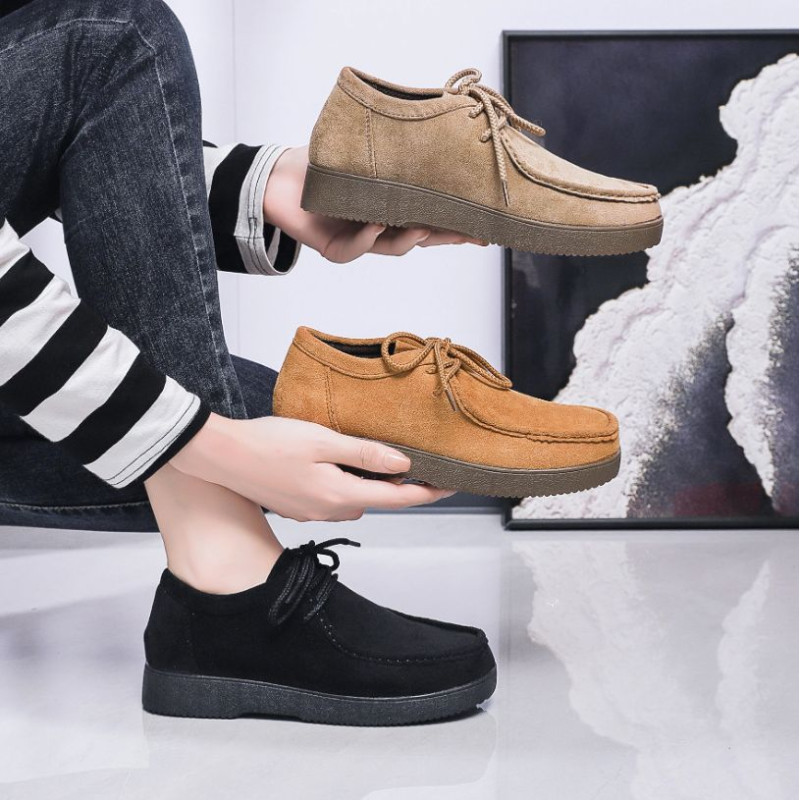 Confly Sko Med Snøre - Taupe