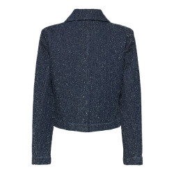 JDY Lady Denim Shacket - Dark Blue Denim