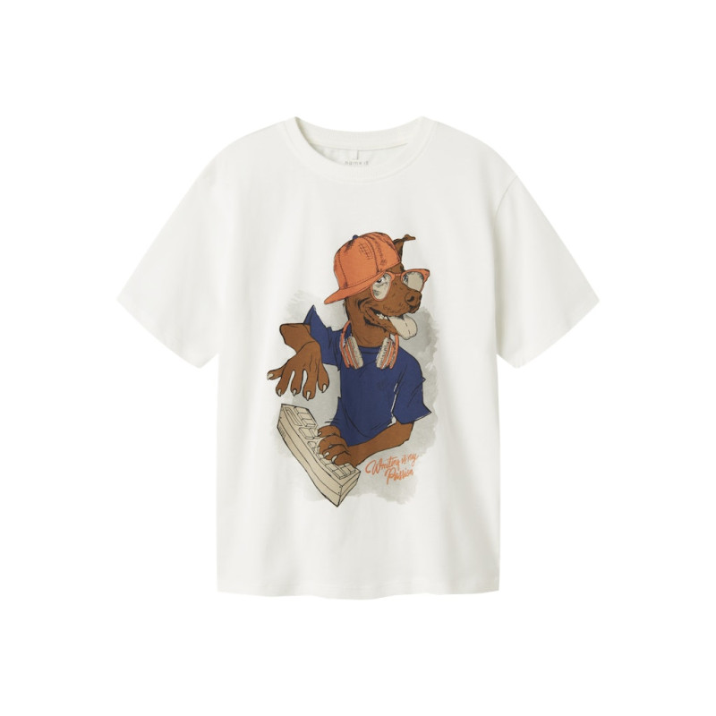 NAME IT KIDS Nova T-shirt - Cloud Dancer