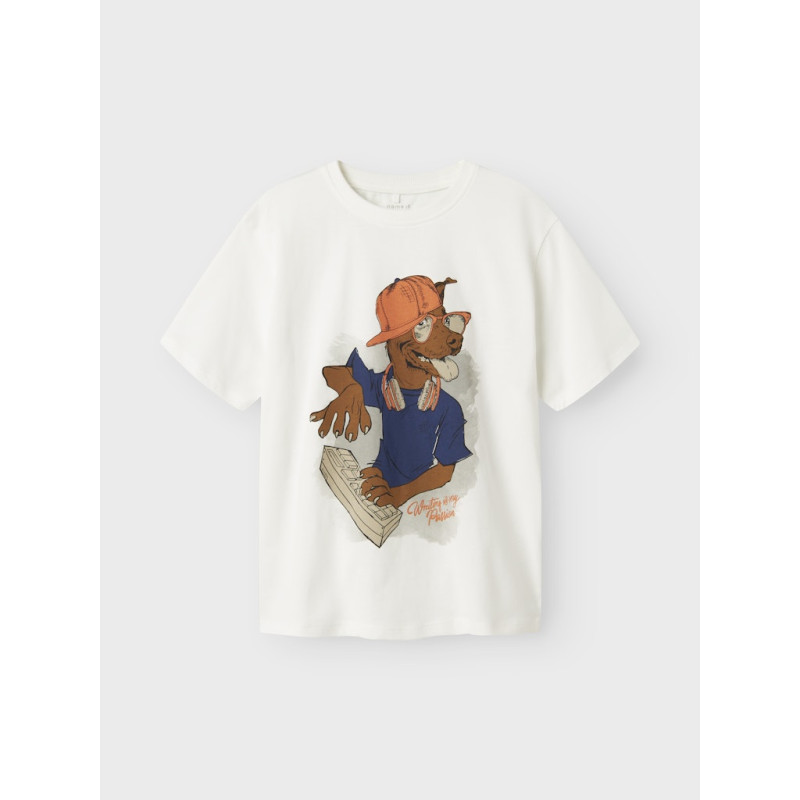 NAME IT KIDS Nova T-shirt - Cloud Dancer