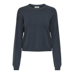 JDY Eris L/S Strik Pullover - Ebony