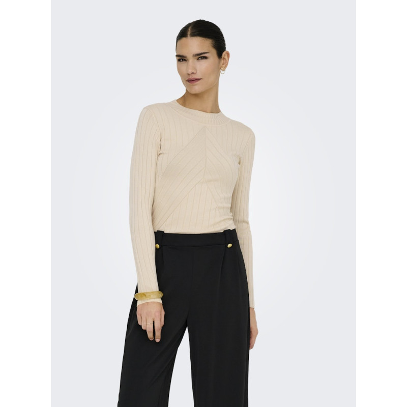 JDY Kate L/S Bluse - Sandshell