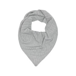 ONLY Feodora Trekantet Tørklæde - Light Grey Melange