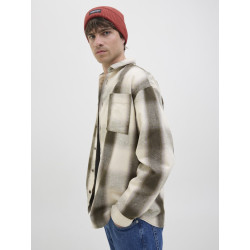 JJ REBEL Edge L/S Overshirt - Cloud Dancer