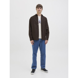 JJ REBEL Edge L/S Overshirt - Chocolate Torte