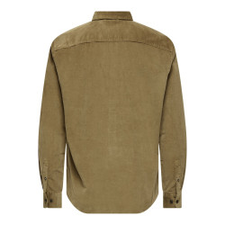 ONLY & SONS Michael L/S Fløjl Skjorte - Otter