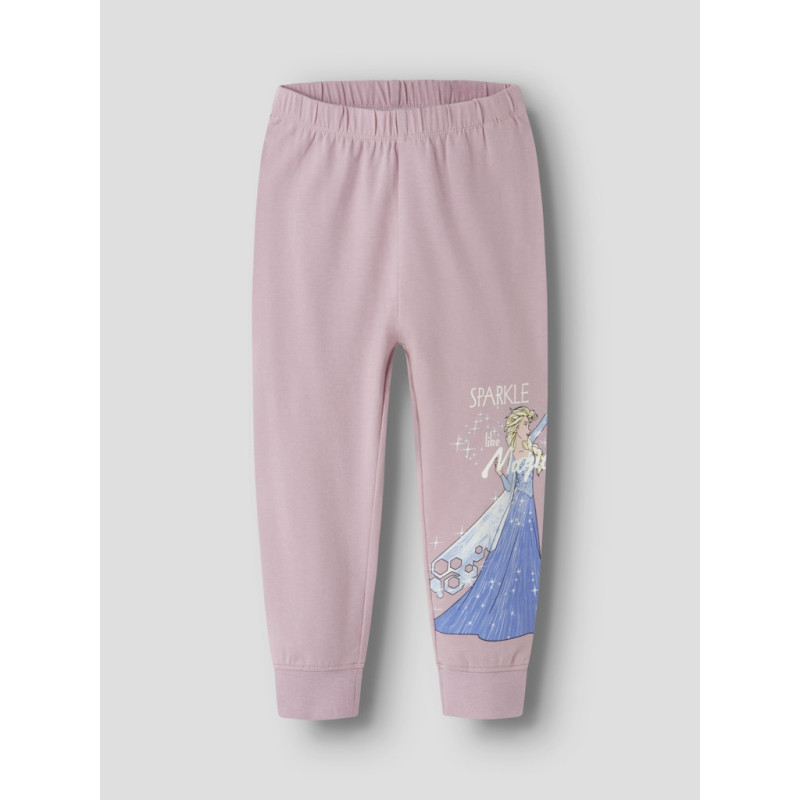 NAME IT MINI Aplisa Frozen L/S Natsæt - Keepsake Lilac