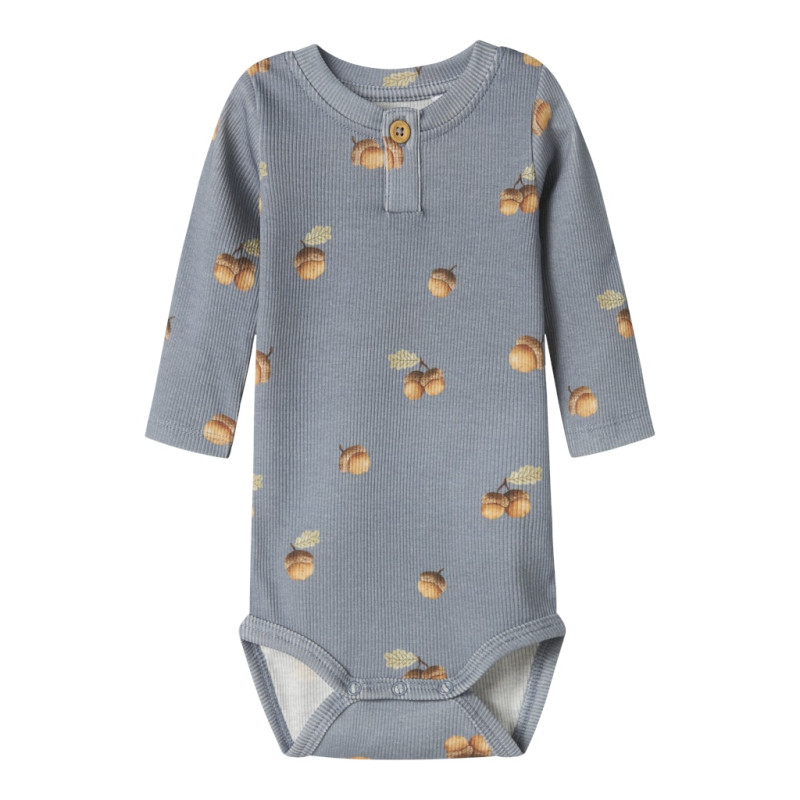 NAME IT BABY Olyan L/S Bodystocking - Tradewinds