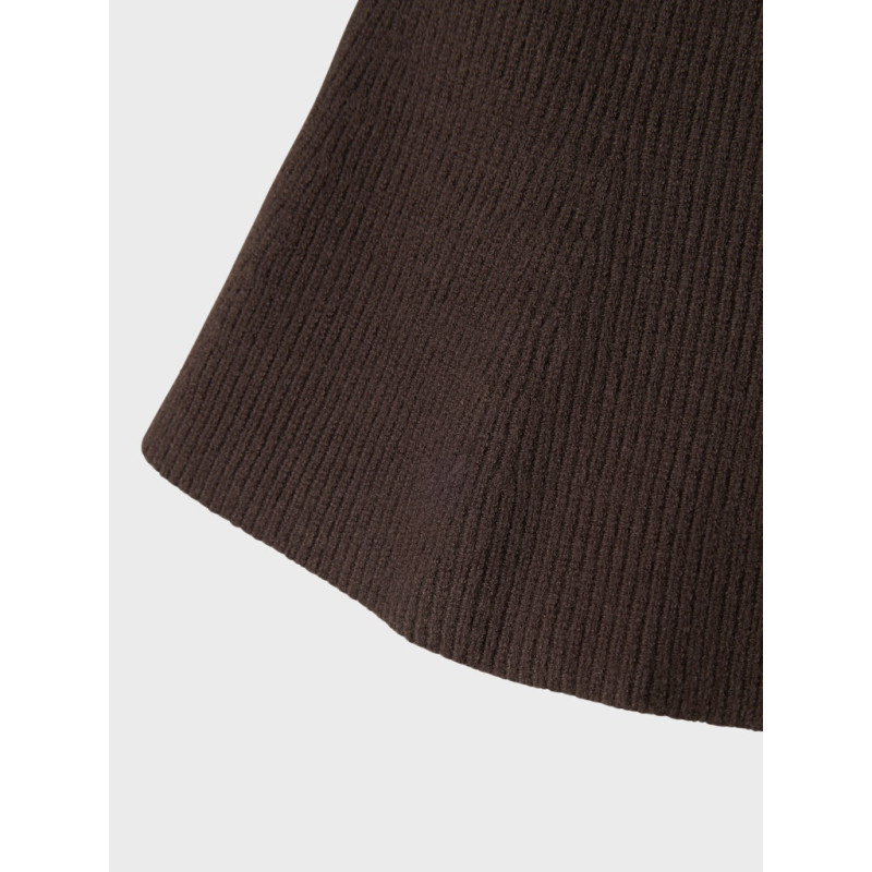 NAME IT MINI Nilla Strik Nederdel - Seal Brown