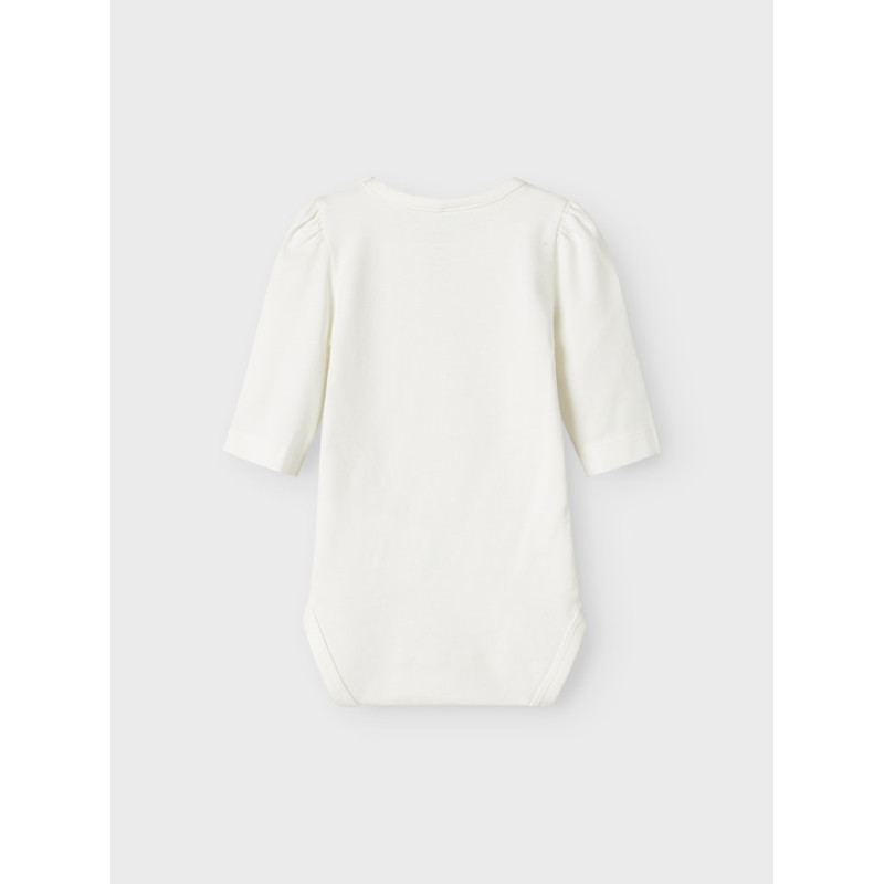 NAME IT BABY Oasa L/S Bodystocking - Cloud Dancer