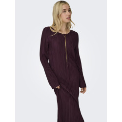 ONLY Pery L/S Midaxi Kjole - Winetasting