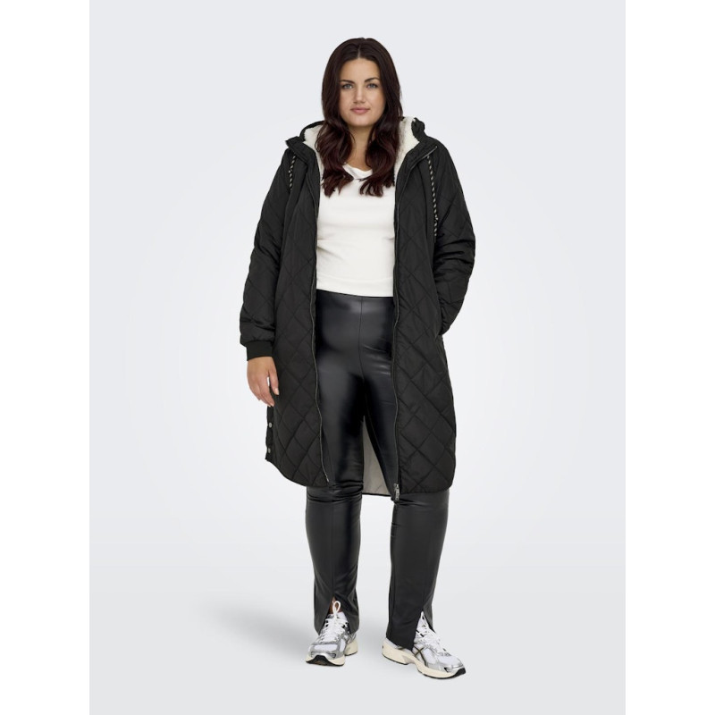 ONLY CARMAKOMA Newsandy Quiltet Jakke - Sort