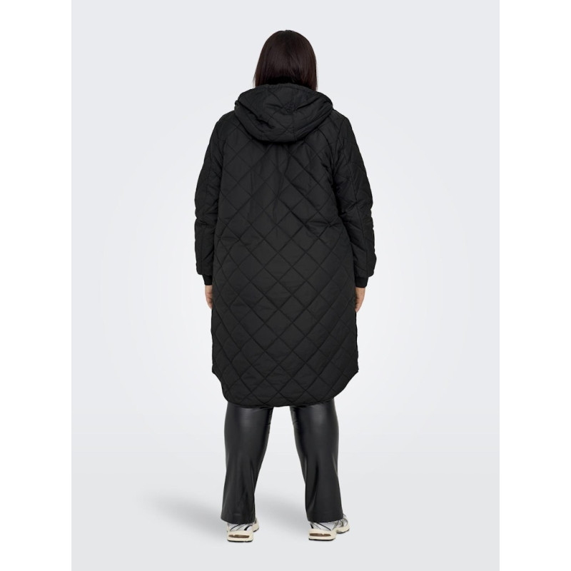 ONLY CARMAKOMA Newsandy Quiltet Jakke - Sort