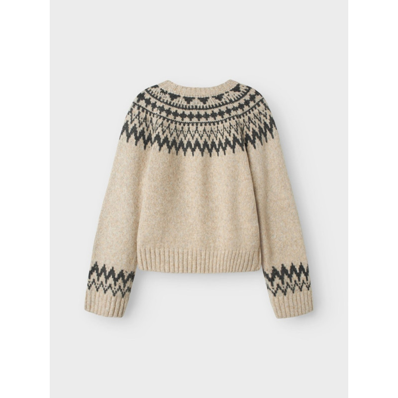 LMTD Neelina Strik Sweater - Oatmeal