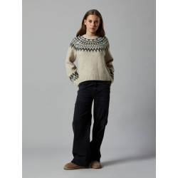 LMTD Neelina Strik Sweater - Oatmeal