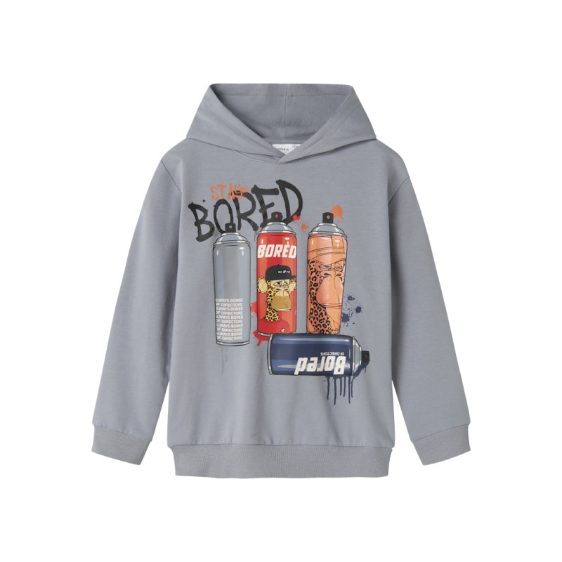 NAME IT KIDS Safe Bod Hoodie - Tradewinds