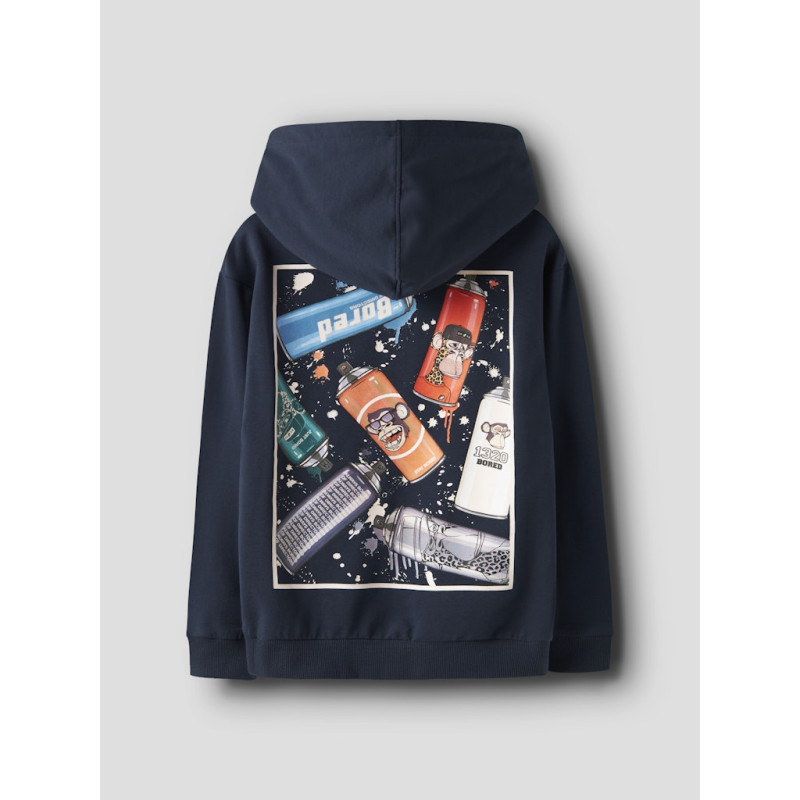 NAME IT KIDS Safe Bod Hoodie - Navy Blazer