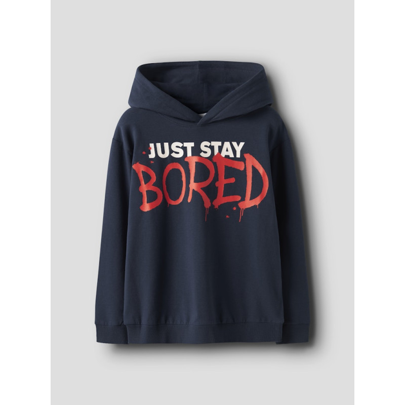 NAME IT KIDS Safe Bod Hoodie - Navy Blazer