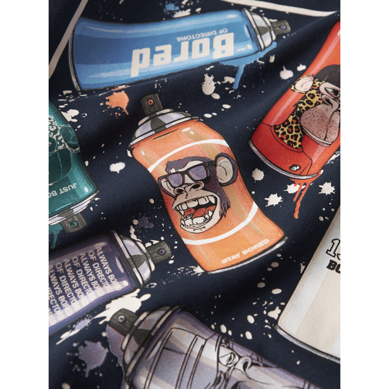 NAME IT KIDS Safe Bod Hoodie - Navy Blazer