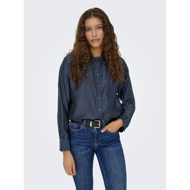 JDY Liora L/S Skjorte - Total Eclipse