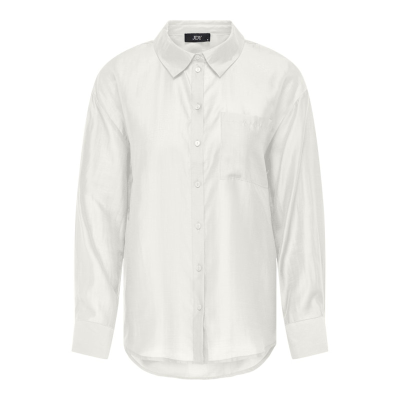 JDY Liora L/S Skjorte - Cloud Dancer