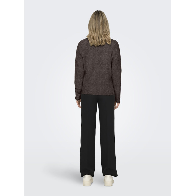 ONLY Camilla Strik Pullover - Chocolate Martini