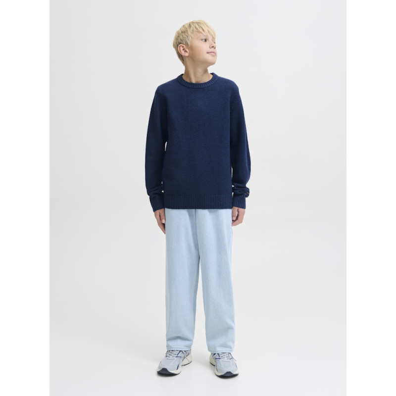 JACK & JONES JUNIOR Norrebro Strik Sweater - Ocean Cavern