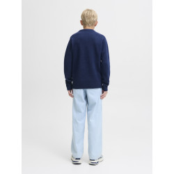 JACK & JONES JUNIOR Norrebro Strik Sweater - Ocean Cavern