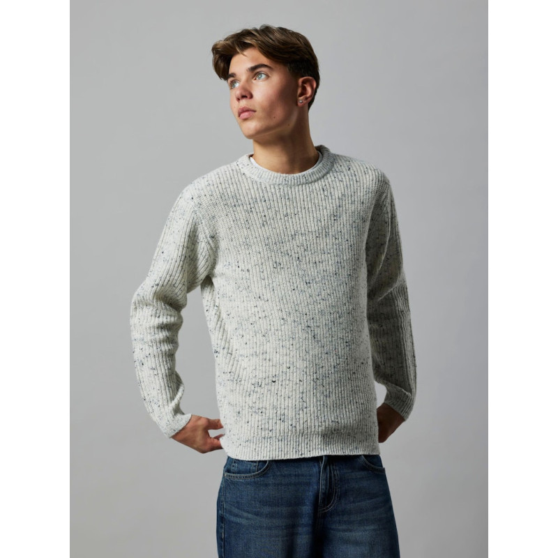 LMTD Naston L/S Strik Sweater - Oatmeal