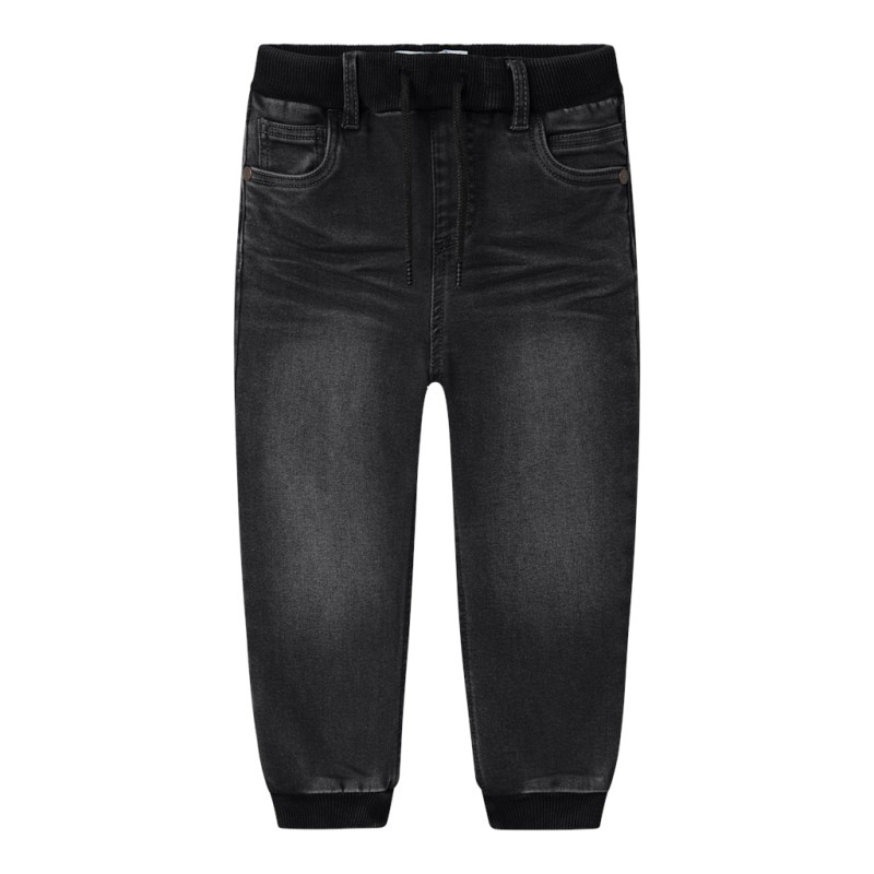 NAME IT MINI Ben Baggy Fleece Jeans 3023 - Black Denim