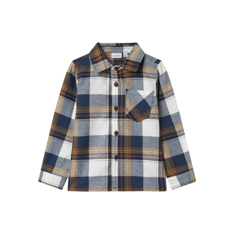 NAME IT MINI Owenta L/S Skjorte - Insignia Blue