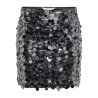 ONLY Jadel paillet nederdel - Gunmetal