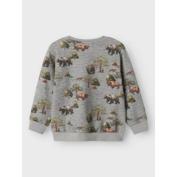 NAME IT Mini Olin Sweatshirt - Grey Melange