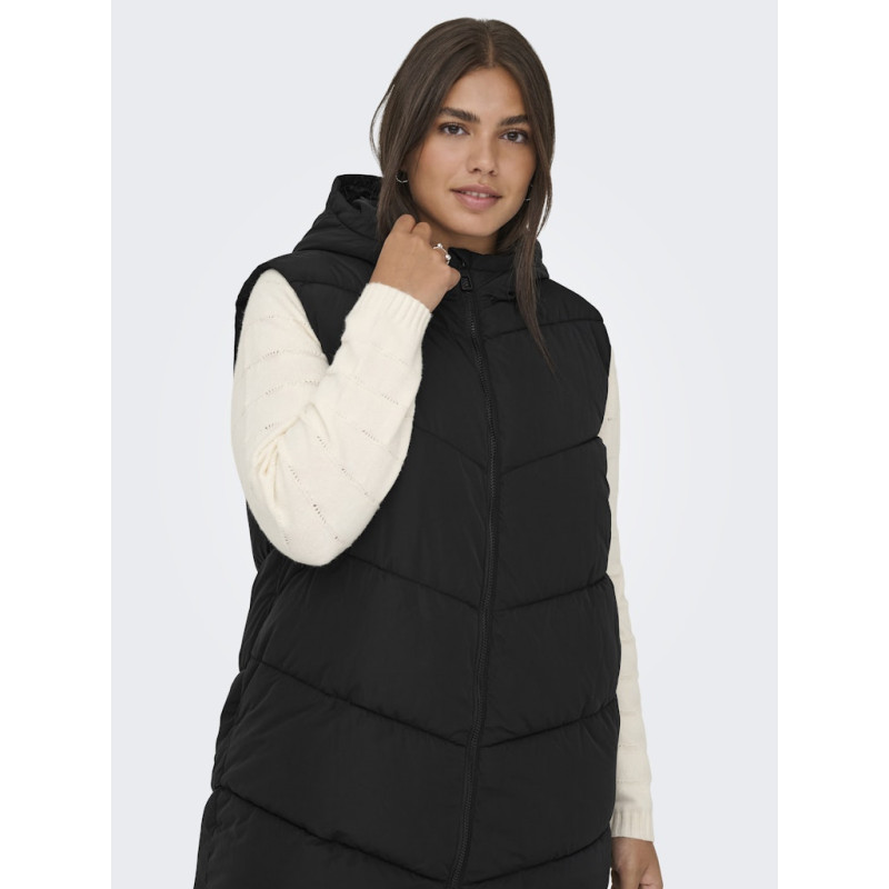 ONLY CARMAKOMA Alina Lang Vest - Sort
