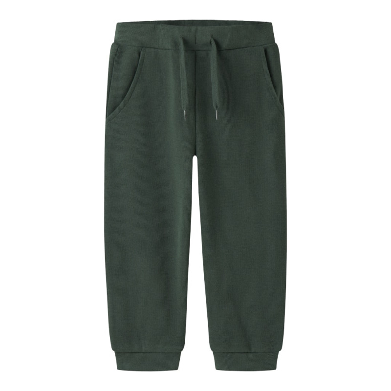 NAME IT Mini Bear Sweatpants - Garden Topiary