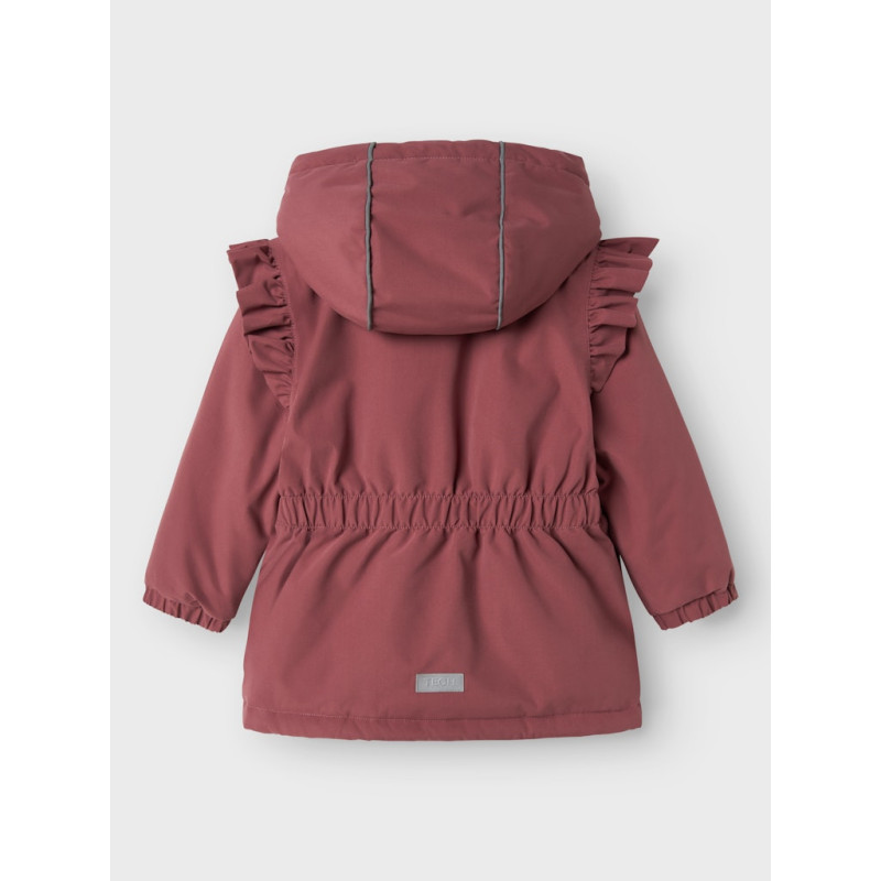 NAME IT Mini Snow05 Flæse Jakke - Rose Brown