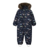 NAME IT Mini Snow 10 Funktions "Dinosaur" Flyverdragt - Dark Sapphire