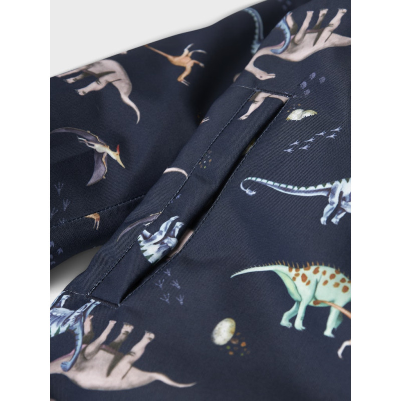 NAME IT Mini Snow 10 Funktions "Dinosaur" Flyverdragt - Dark Sapphire